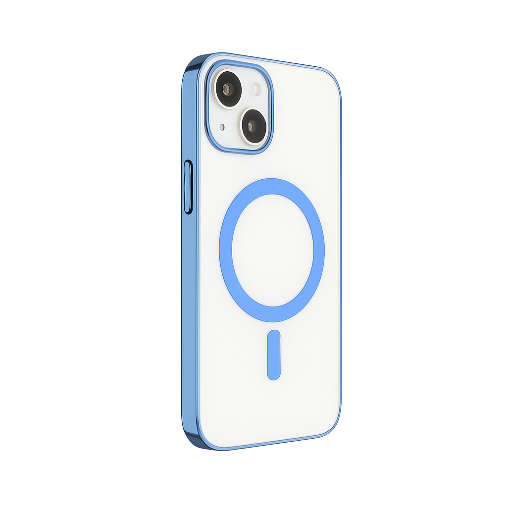 iPhone 15 Plus Nova Telefon Kılıfı - Mavi | bastcase - Arka Yüzey Detayı