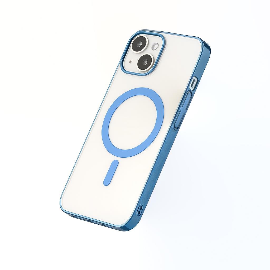 iPhone 15 Plus Nova Telefon Kılıfı - Mavi | bastcase - Yan Profil İnceliği