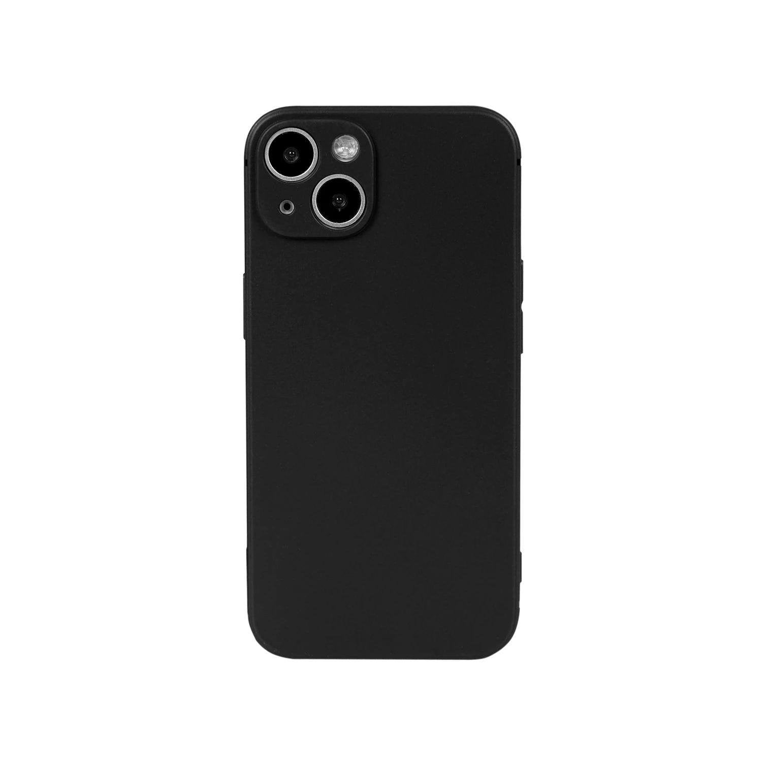 iPhone 15 Plus Solid Telefon Kılıfı - Siyah | bastcase - Ön Yüzey Görünümü