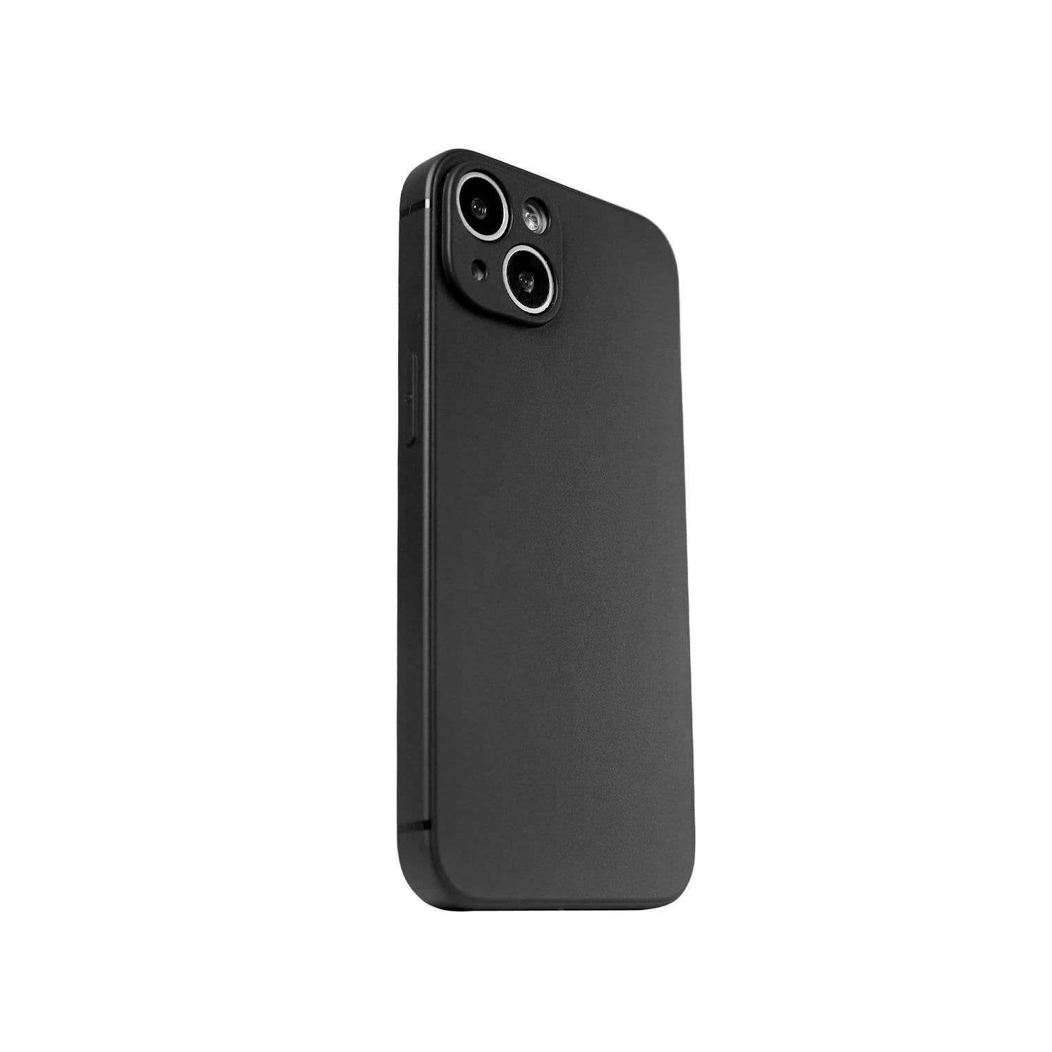 iPhone 15 Plus Solid Telefon Kılıfı - Siyah | bastcase - Kamera Koruma Alanı
