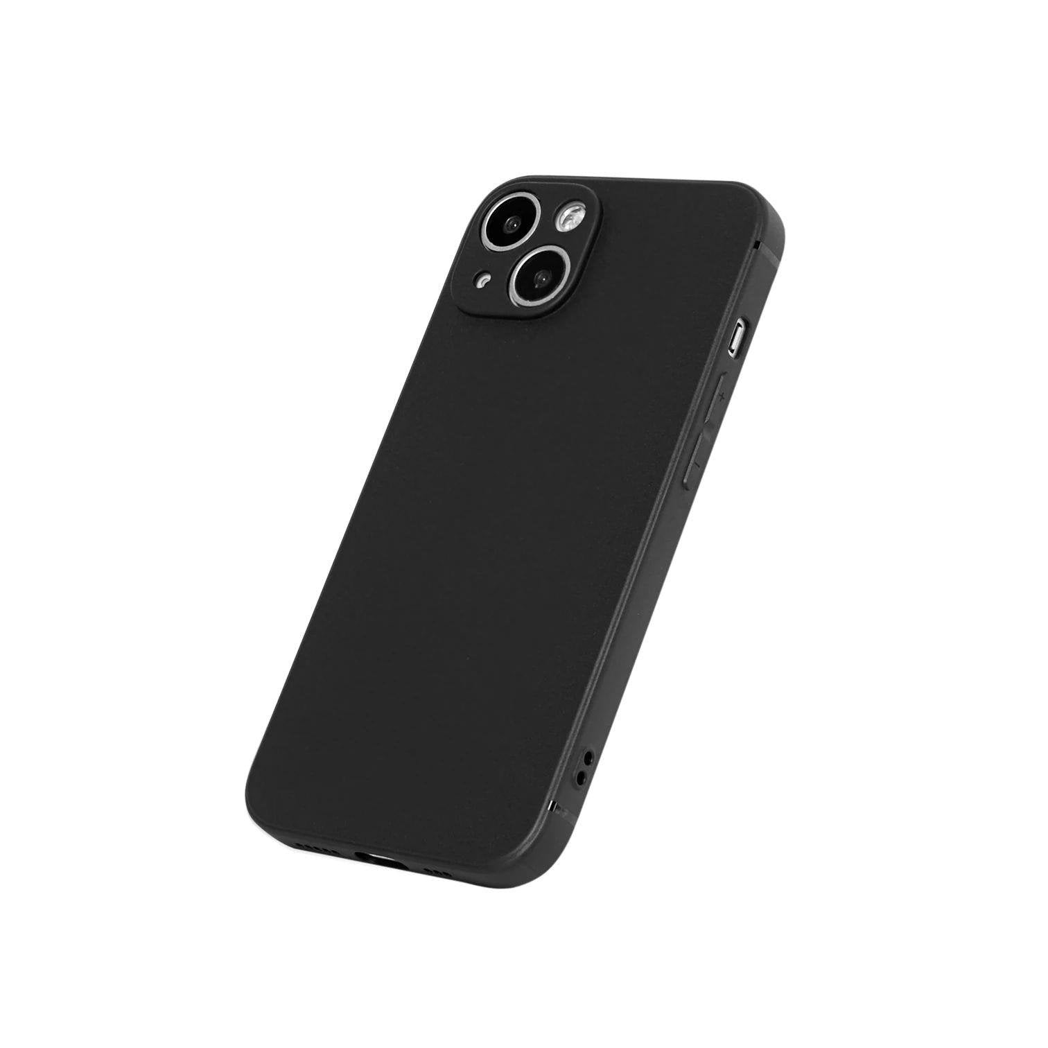 iPhone 15 Plus Solid Telefon Kılıfı - Siyah | bastcase - Alt Port Kesimleri