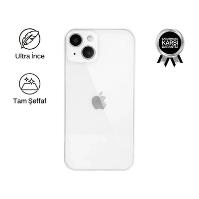 iPhone 15 Plus ile Uyumlu Ultra İnce Telefon Kılıfı
