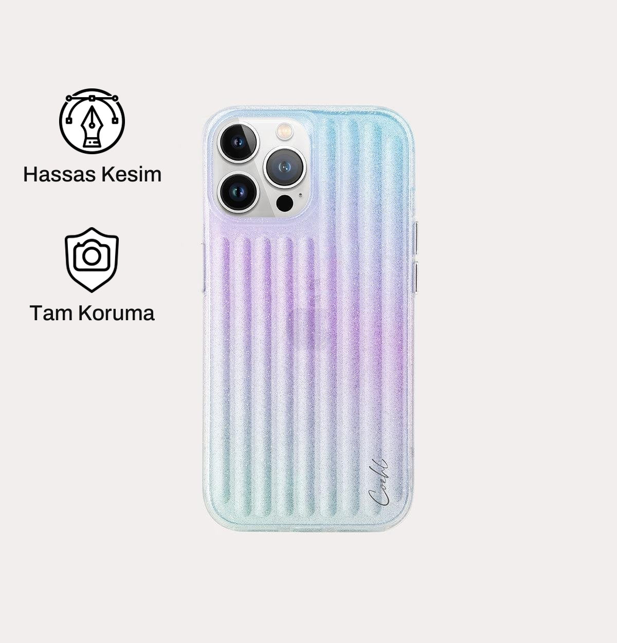 iPhone 15 Pro ile Uyumlu Coehl Linear Telefon Kılıfı | bastcase