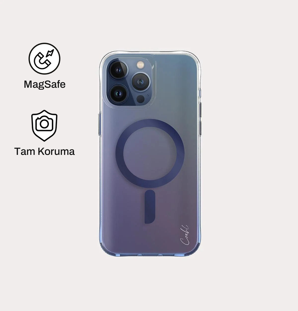 iPhone 15 Pro ile Uyumlu Coehl MagSafe Destekli Dazze Telefon Kılıfı | bastcase