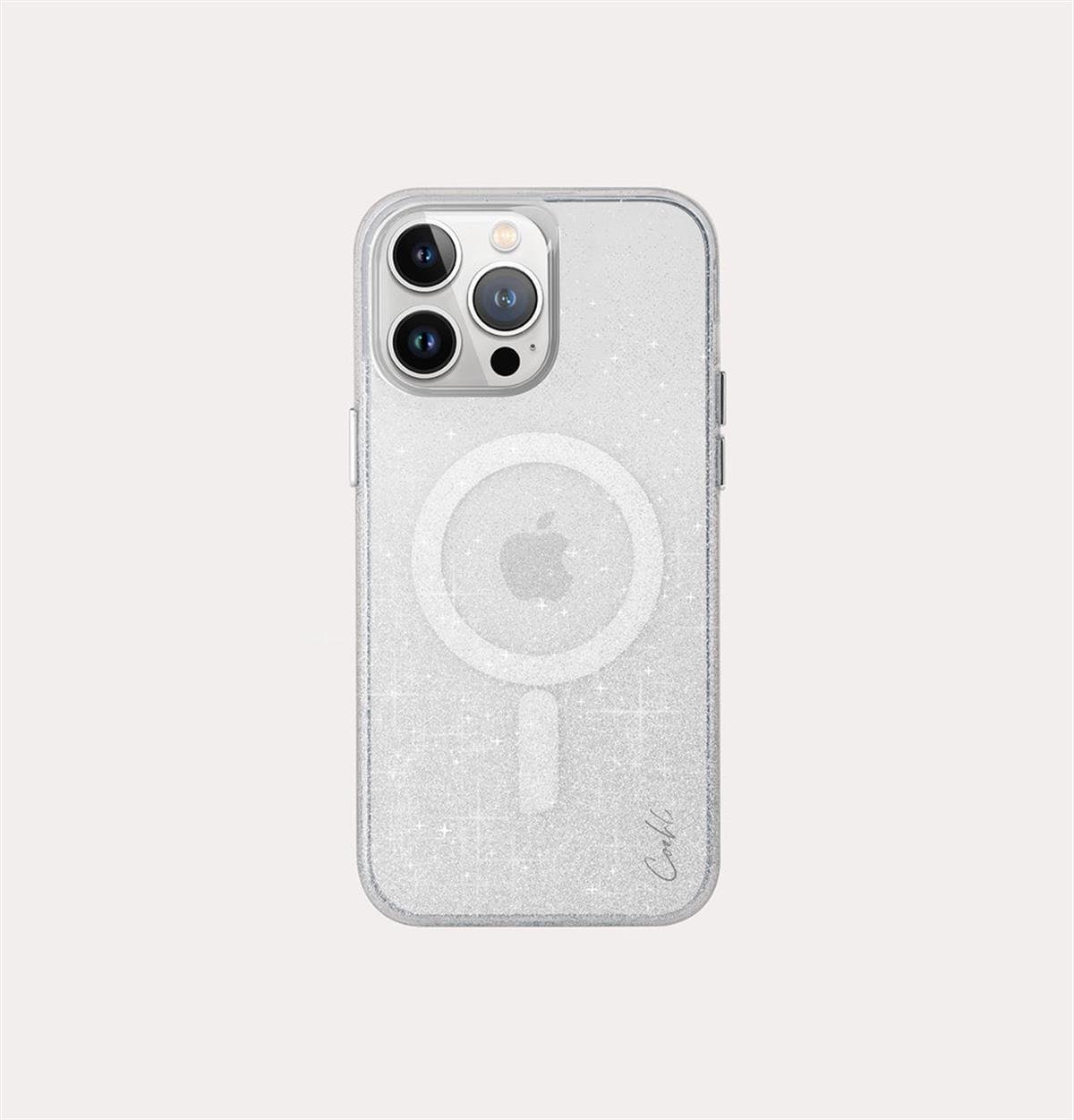 iPhone 15 Pro Coehl MagSafe Destekli Lumino Telefon Kılıfı - Coehl Silver | bastcase - Ön Yüzey Görünümü