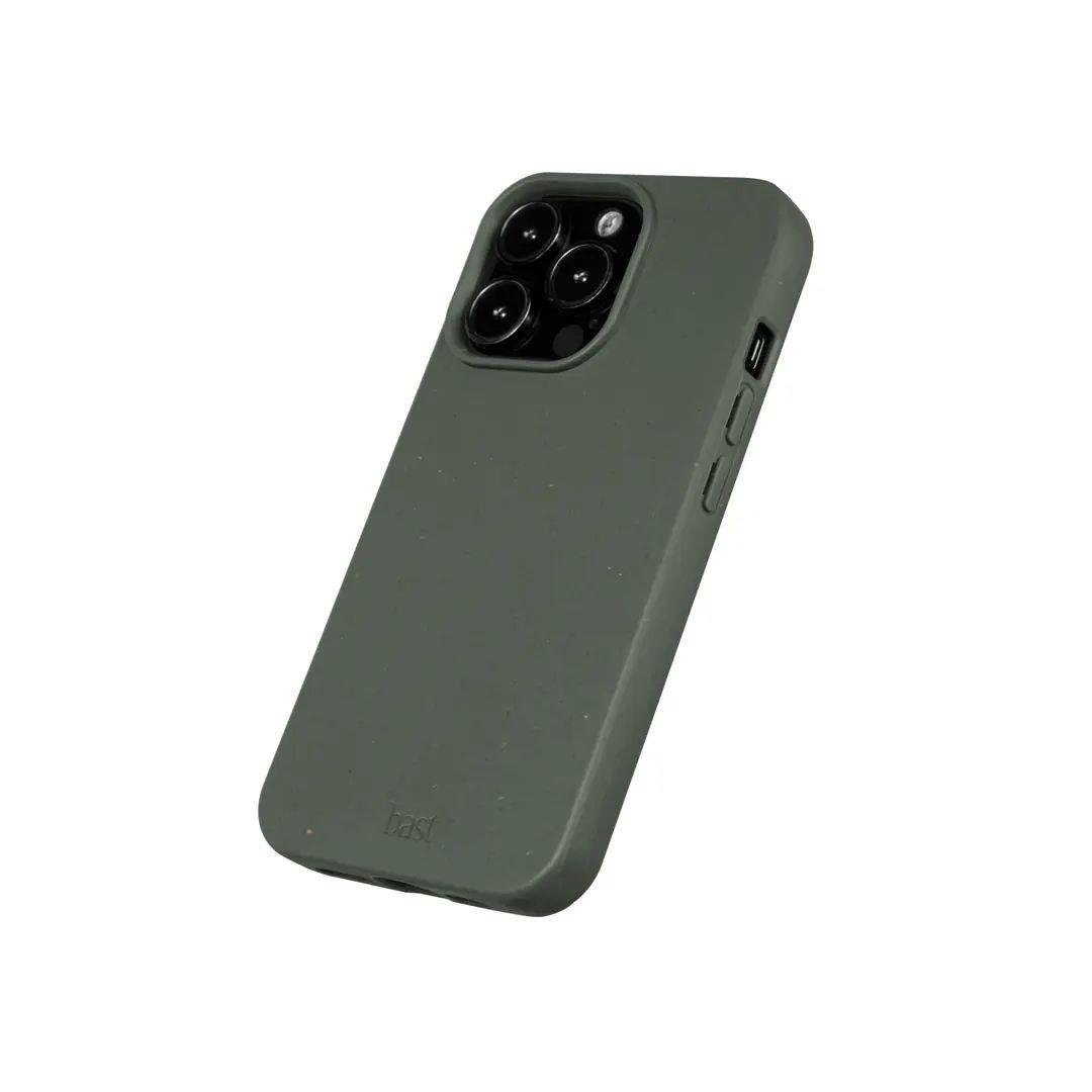 iPhone 15 Pro Eco Telefon Kılıfı - Yeşil | bastcase - Tuş Kesimi