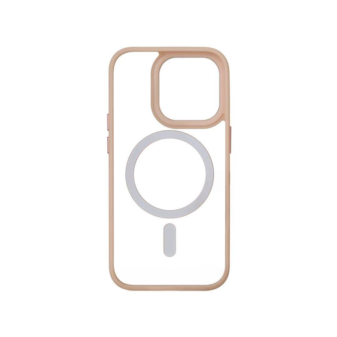 iPhone 15 Pro Max Bold Telefon Kılıfı - Pudra | bastcase - Doku ve Malzeme
