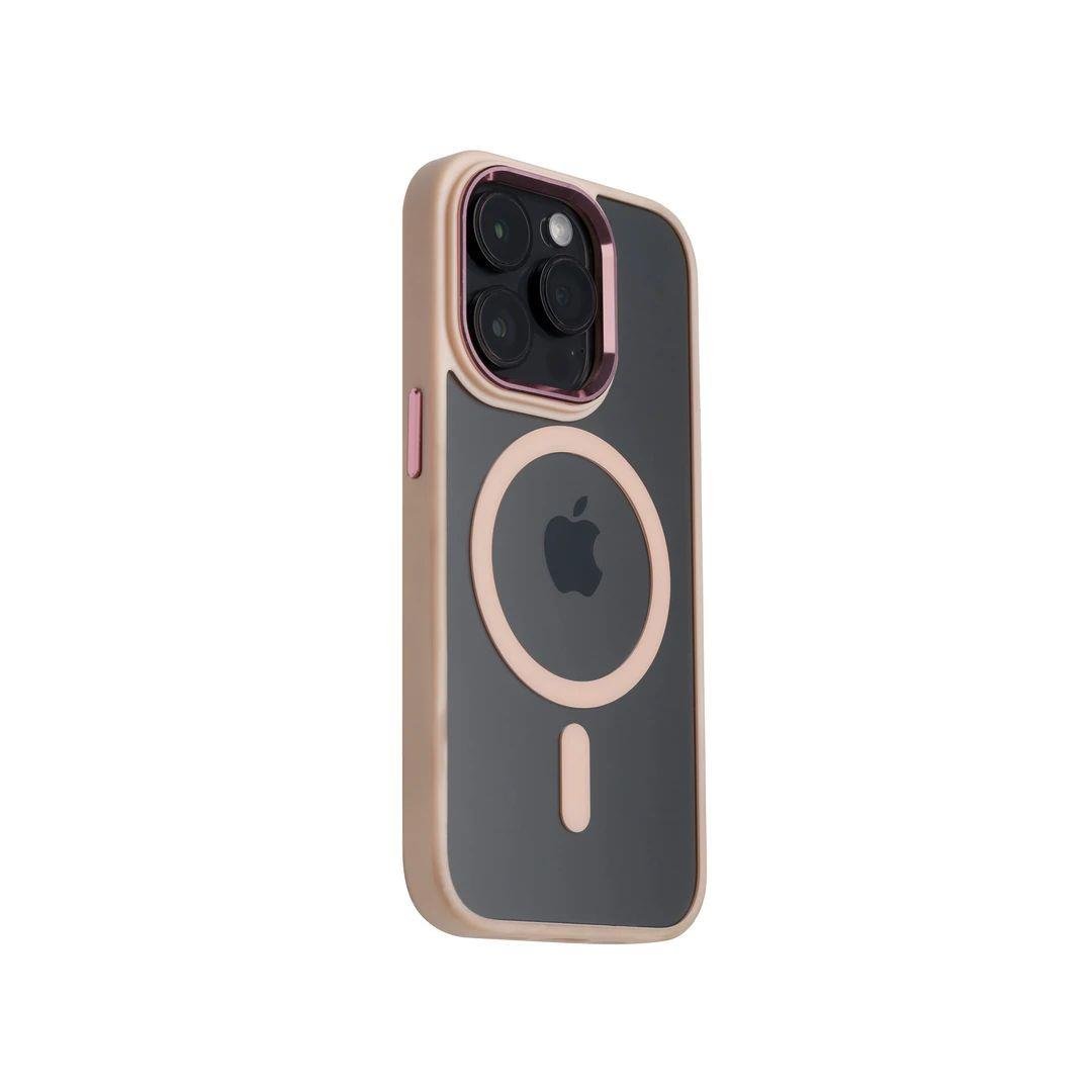 iPhone 15 Pro Max Bold Telefon Kılıfı - Pudra | bastcase - Genel Cihaz Duruşu