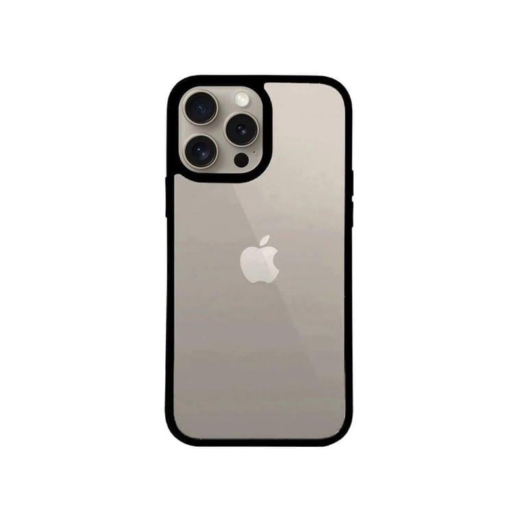 iPhone 15 Pro Max Bold Telefon Kılıfı - Siyah | bastcase - Ön Yüzey Görünümü