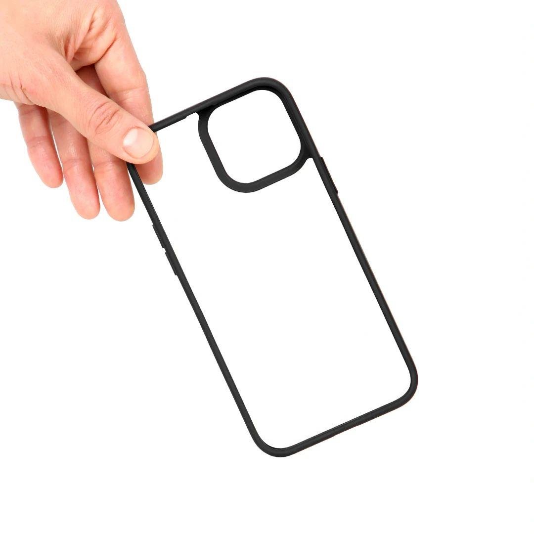 iPhone 15 Pro Max Bold Telefon Kılıfı - Siyah | bastcase - Arka Yüzey Detayı