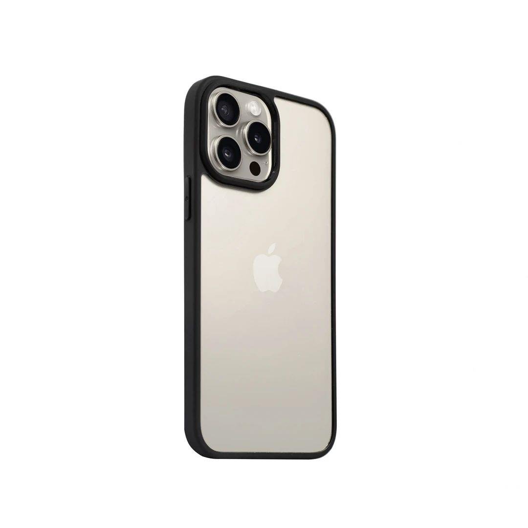 iPhone 15 Pro Max Bold Telefon Kılıfı - Siyah | bastcase - Kamera Koruma Alanı