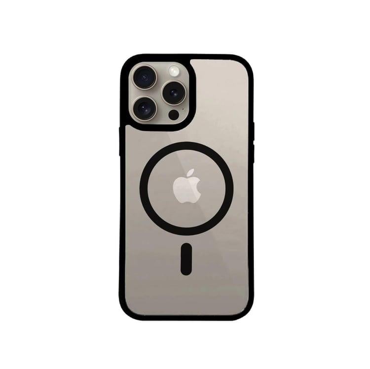 iPhone 15 Pro Max Bold Telefon Kılıfı - Siyah | bastcase - Tuş Kesimi