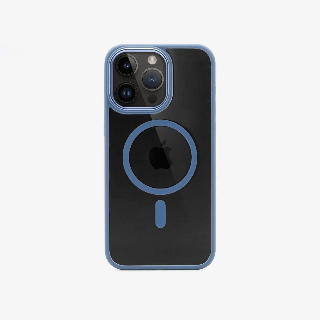 iPhone 15 Pro Max Bold Telefon Kılıfı - Soft Mavi | bastcase - Tuş Kesimi