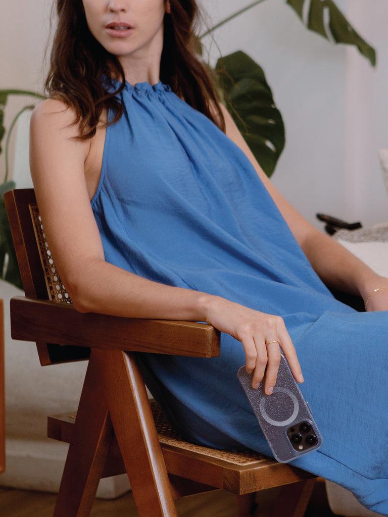 iPhone 15 Pro Max Coehl MagSafe Destekli Lumino Telefon Kılıfı - Coehl Silver | bastcase - Arka Yüzey Detayı