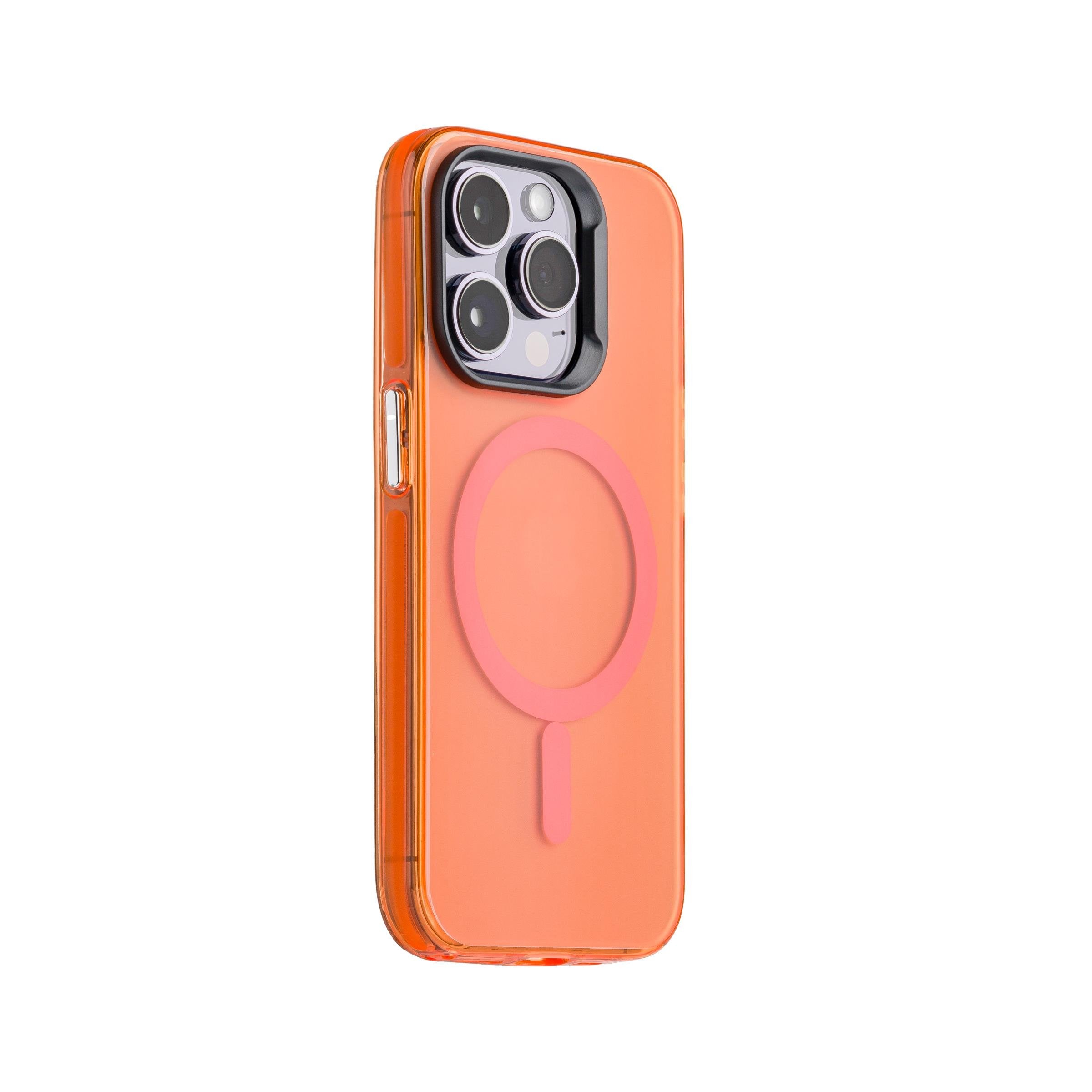 iPhone 15 Pro Max Neo Telefon Kılıfı - Turuncu | bastcase - Yan Profil İnceliği