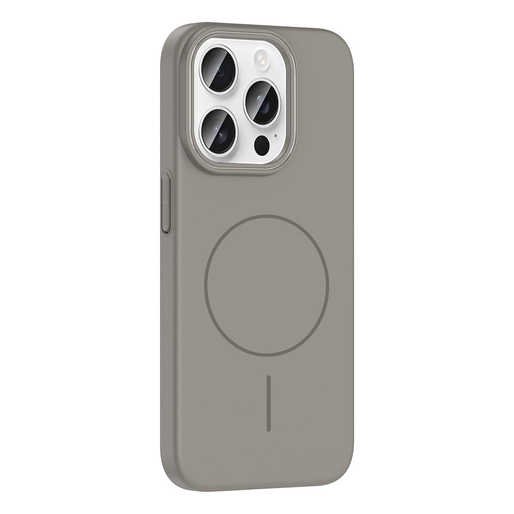 iPhone 15 Pro Max Raye Sert Telefon Kılıfı - Gri | bastcase - Arka Yüzey Detayı