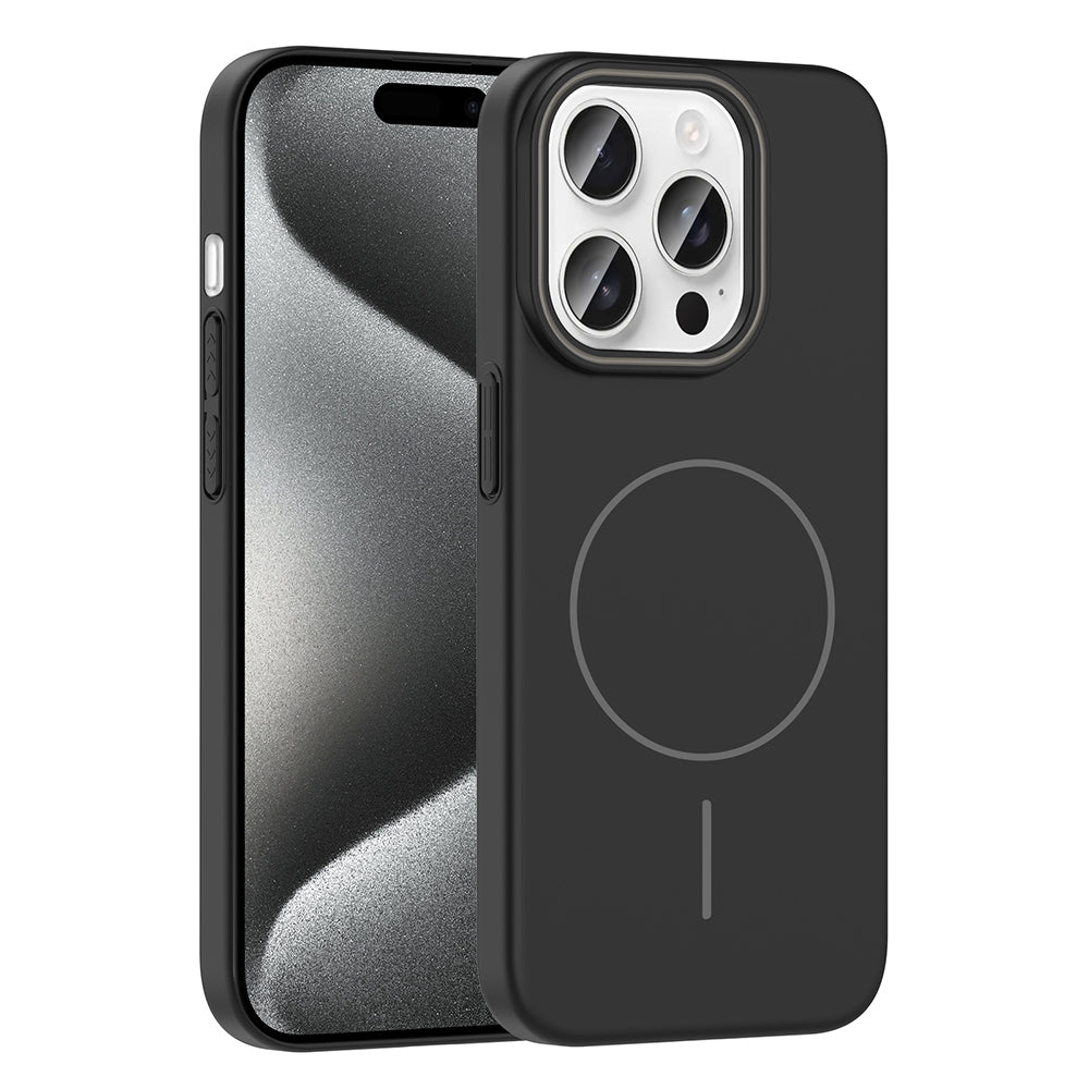 iPhone 15 Pro Max Raye Sert Telefon Kılıfı - Siyah | bastcase - Arka Yüzey Detayı