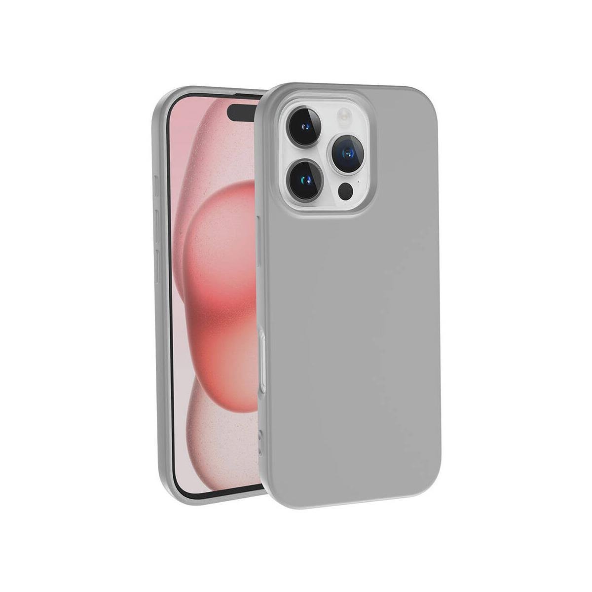 iPhone 15 Pro Max Silikon Lansman Telefon Kılıfı - Siyah | bastcase - Ön Yüzey Görünümü