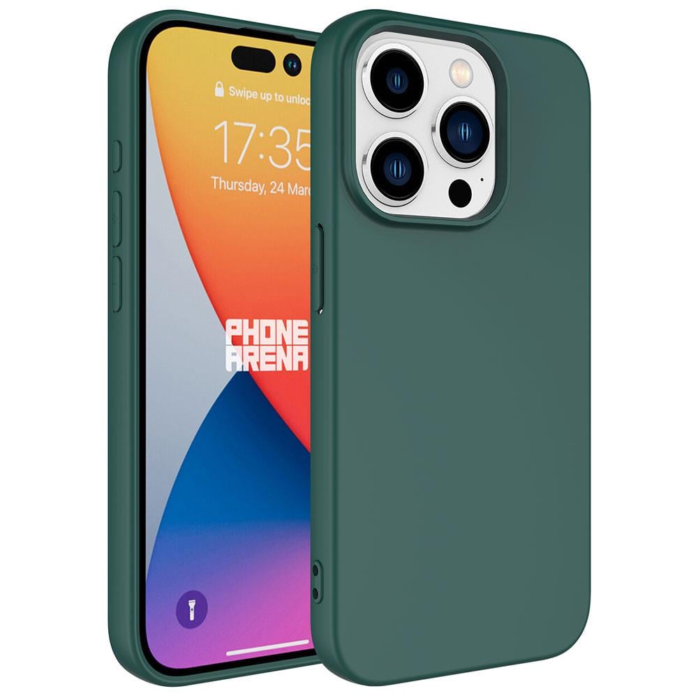 iPhone 15 Pro Max Silikon Lansman Telefon Kılıfı - Lila | bastcase - Ön Yüzey Görünümü