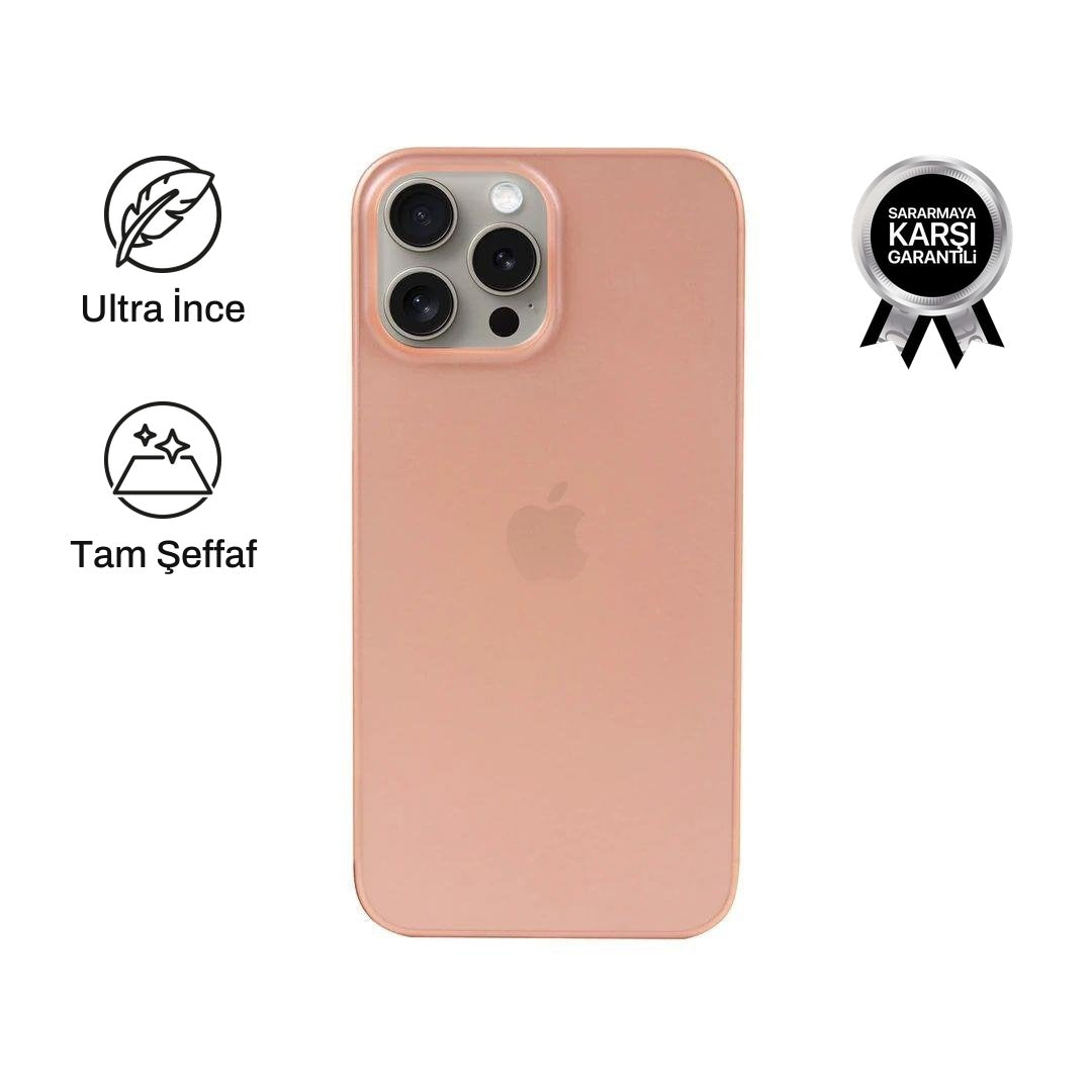 iPhone 15 Pro Max ile Uyumlu Ultra İnce Telefon Kılıfı | bastcase