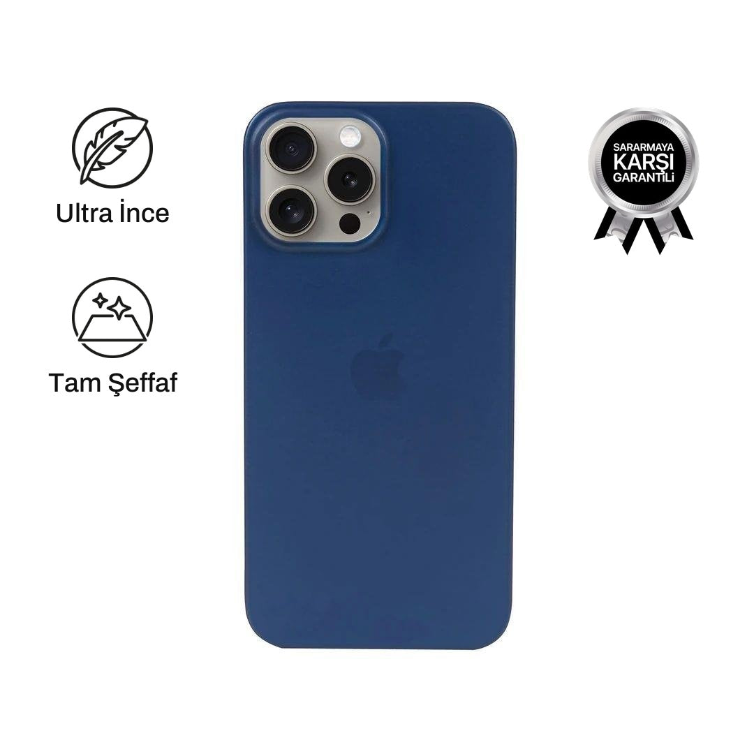 iPhone 15 Pro Max ile Uyumlu Ultra İnce Telefon Kılıfı | bastcase
