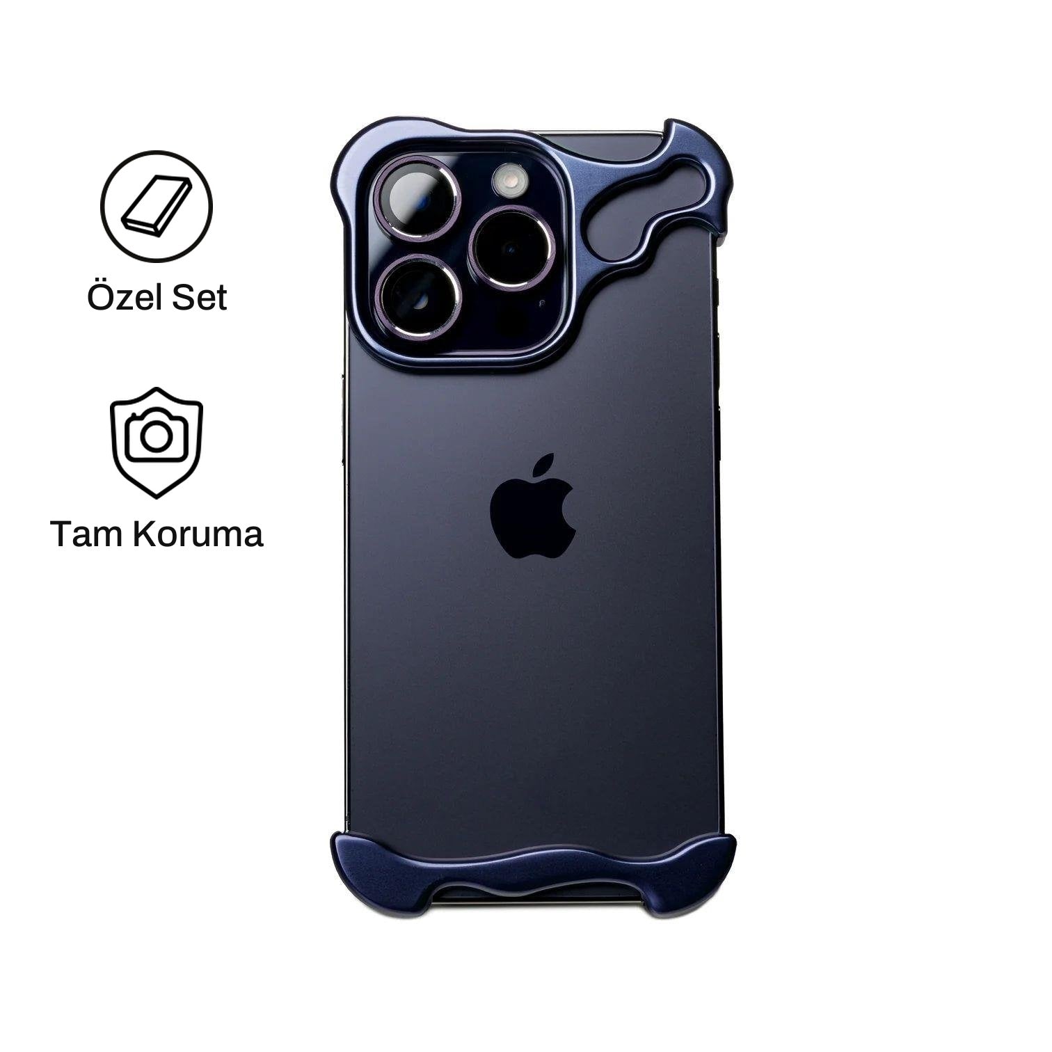 iPhone 15 Pro Max ile Uyumlu Wave Koruma Seti | bastcase