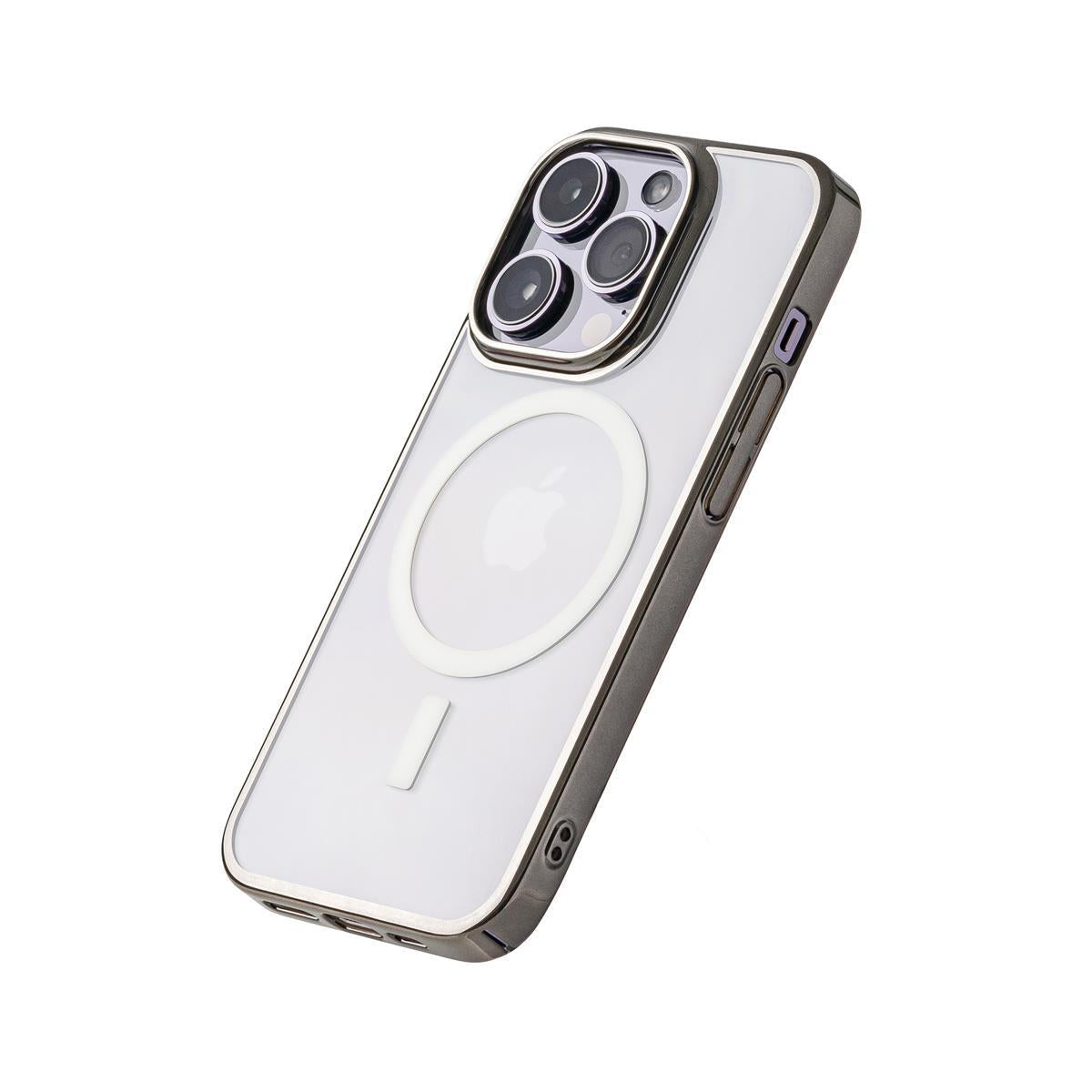 iPhone 15 Pro Nova Telefon Kılıfı - Gri | bastcase - Kamera Koruma Alanı
