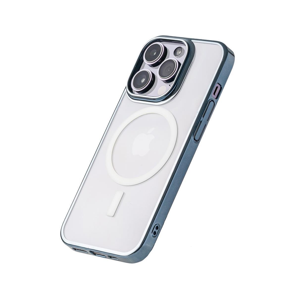 iPhone 15 Pro Nova Telefon Kılıfı - Mavi | bastcase - Kamera Koruma Alanı