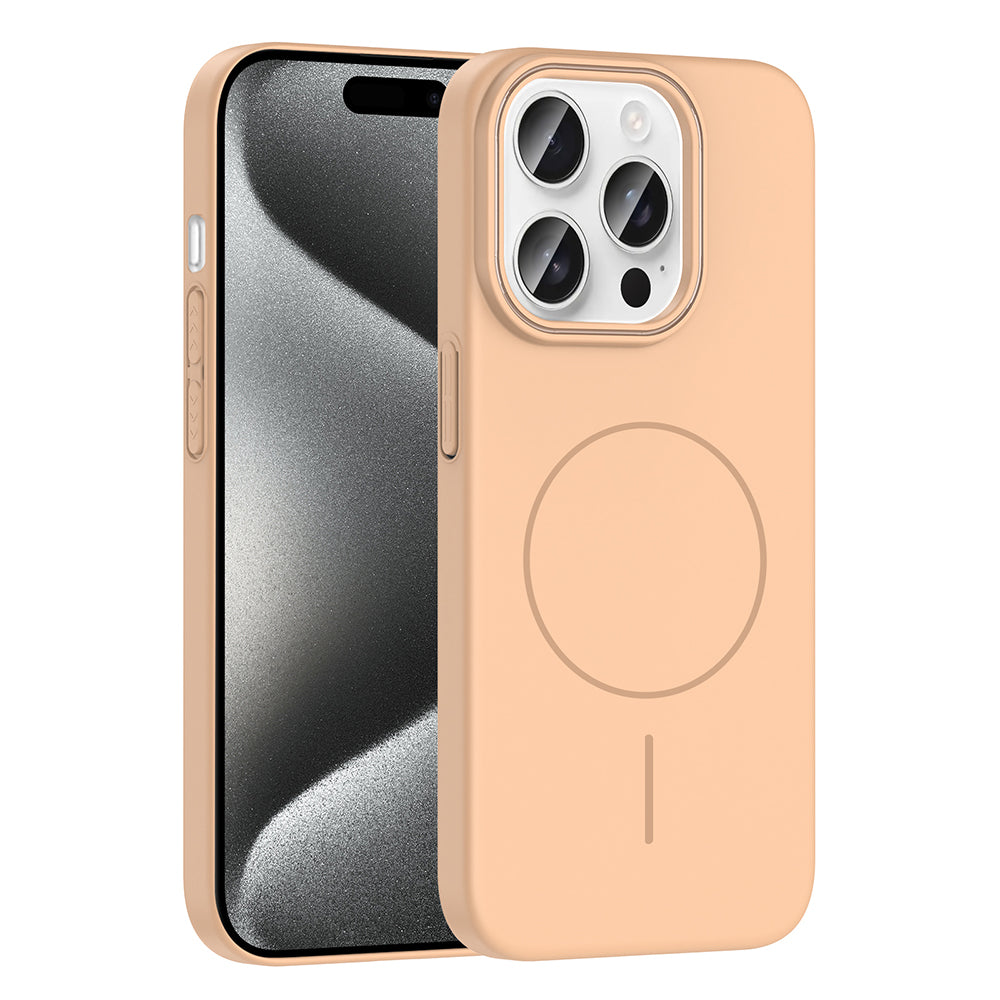 iPhone 15 Pro Raye Sert Telefon Kılıfı - Desert Titanyum | bastcase - Arka Yüzey Detayı
