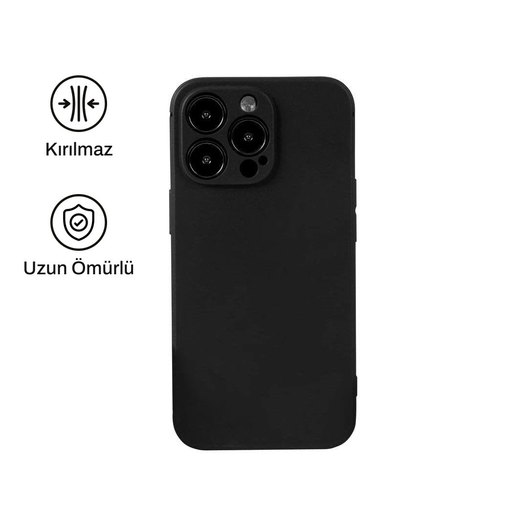 iPhone 15 Pro ile Uyumlu Solid Telefon Kılıfı | bastcase