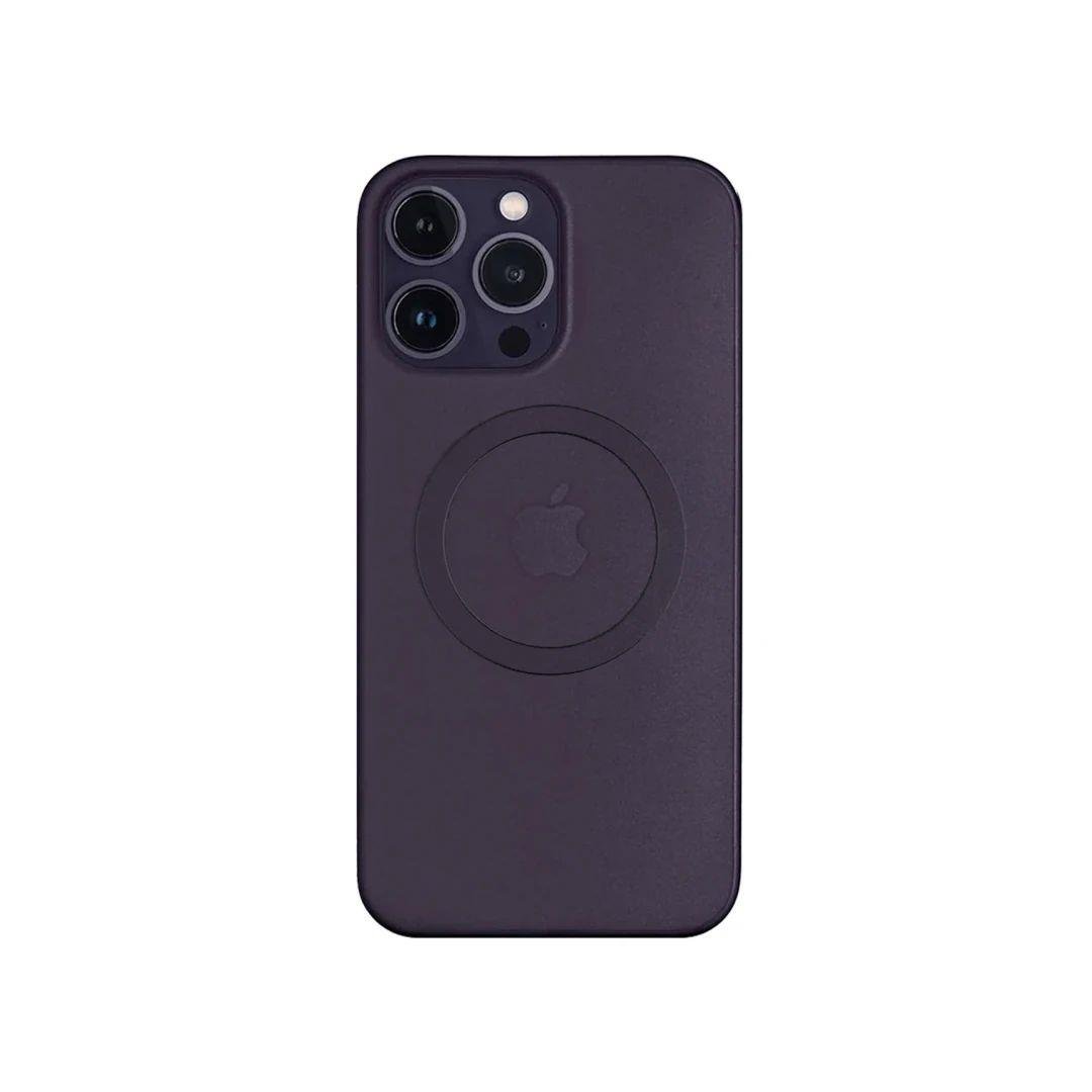 iPhone 15 Pro Ultra İnce Telefon Kılıfı - Derin Mor | bastcase - Alt Port Kesimleri
