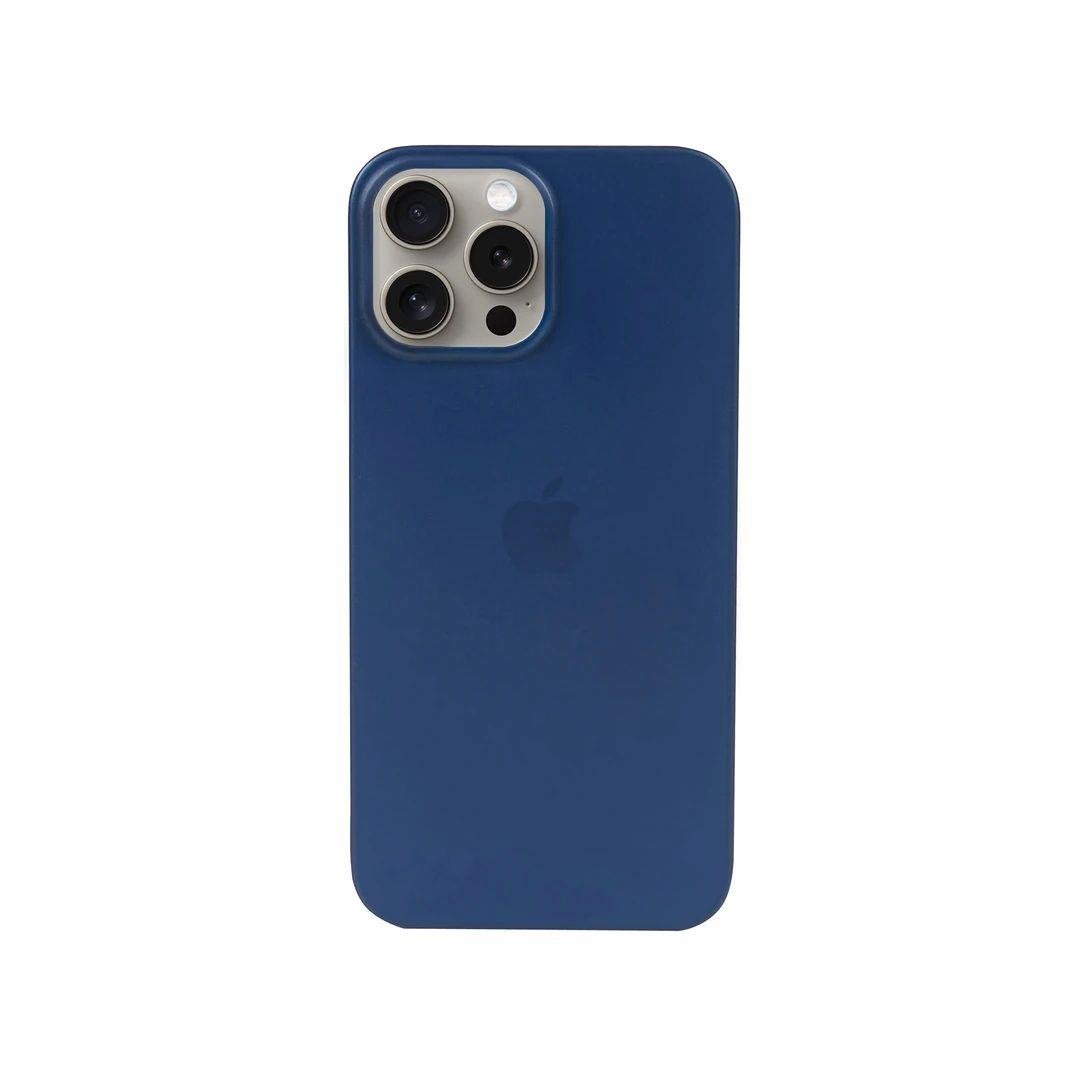 iPhone 15 Pro Ultra İnce Telefon Kılıfı - Mavi | bastcase - Alt Port Kesimleri