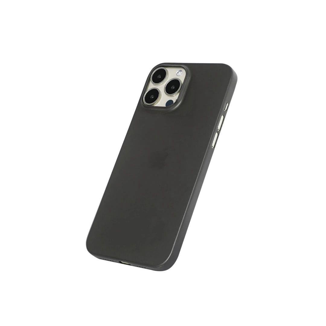 iPhone 15 Pro Ultra İnce Telefon Kılıfı - Siyah | bastcase - Yan Profil İnceliği