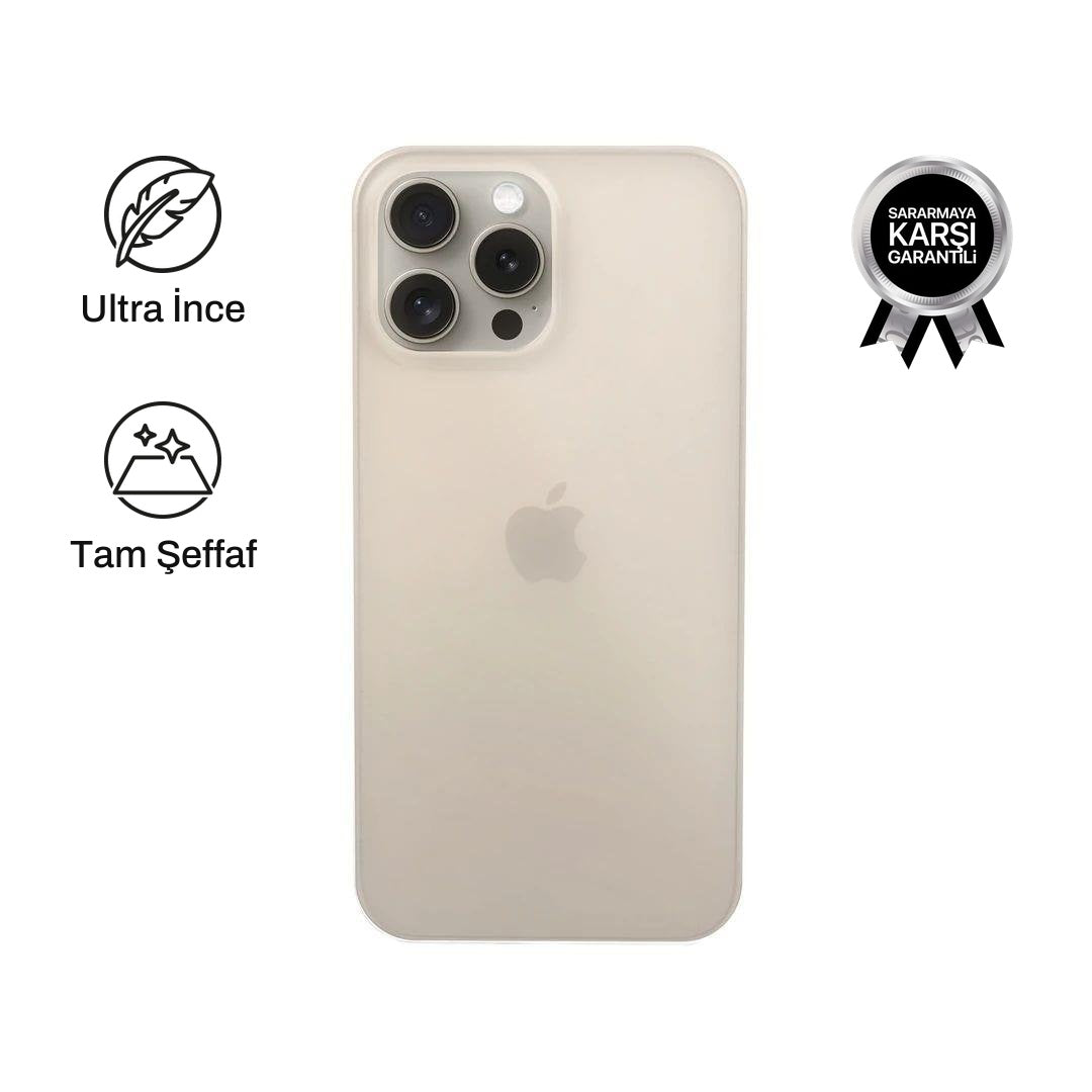 iPhone 15 Pro ile Uyumlu Ultra İnce Telefon Kılıfı | bastcase