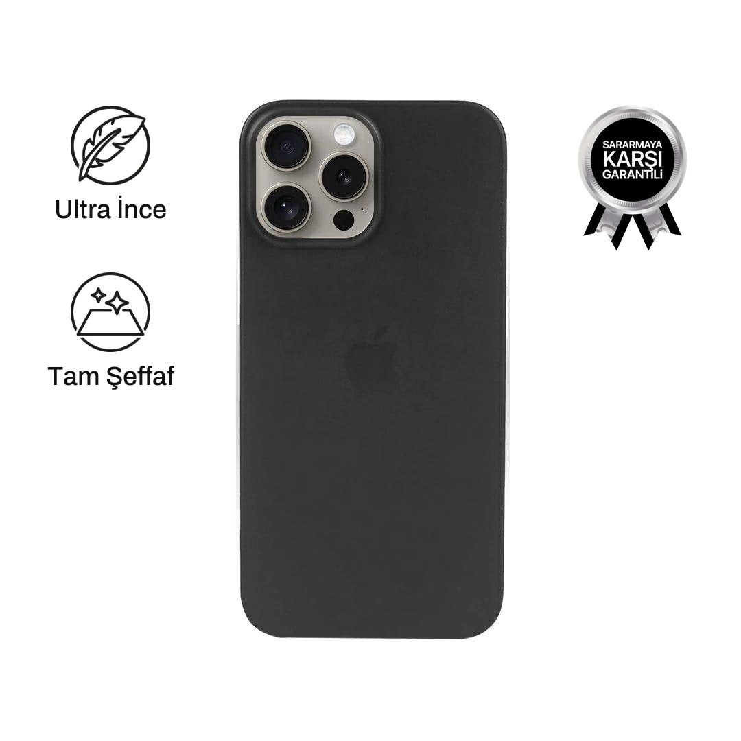 iPhone 15 Pro ile Uyumlu Ultra İnce Telefon Kılıfı | bastcase