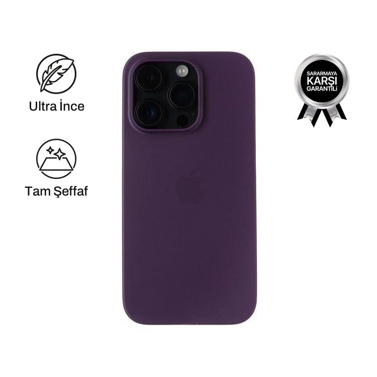 iPhone 15 Pro ile Uyumlu Ultra İnce Telefon Kılıfı | bastcase