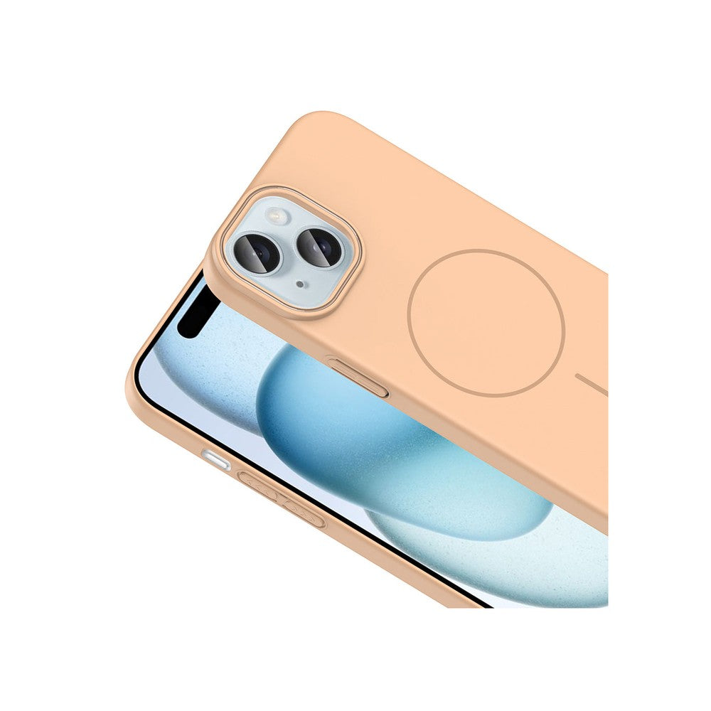 iPhone 15 Raye Sert Telefon Kılıfı - Desert Titanyum | bastcase - Açılı Görünüm