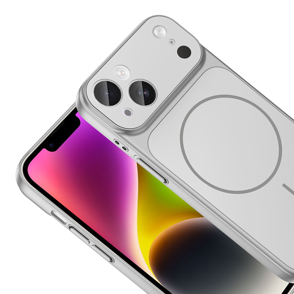 iPhone 15 Reborn-17 Telefon Kılıfı - Gümüş | bastcase - Yan Profil İnceliği