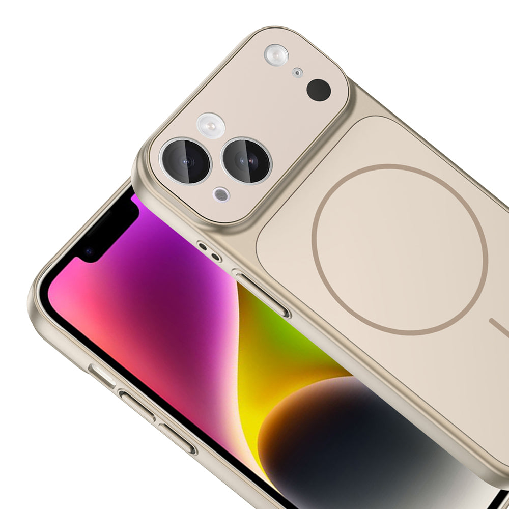 iPhone 15 Reborn-17 Telefon Kılıfı - Şampanya | bastcase - Yan Profil İnceliği