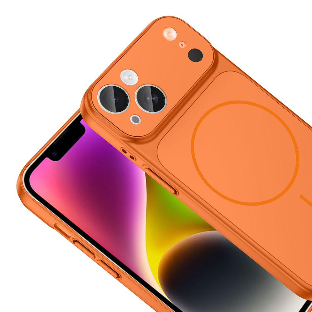 iPhone 15 Reborn-17 Telefon Kılıfı - Turuncu | bastcase - Yan Profil İnceliği