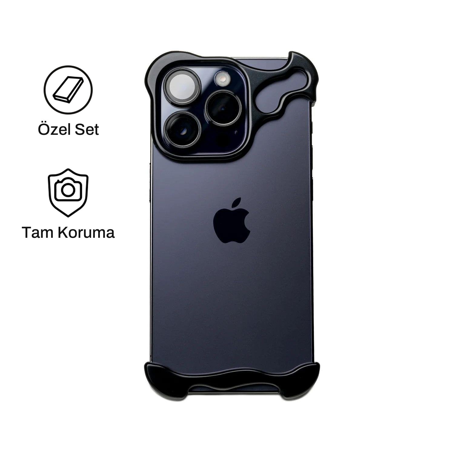 iPhone 15 ile Uyumlu Wave Koruma Seti | bastcase