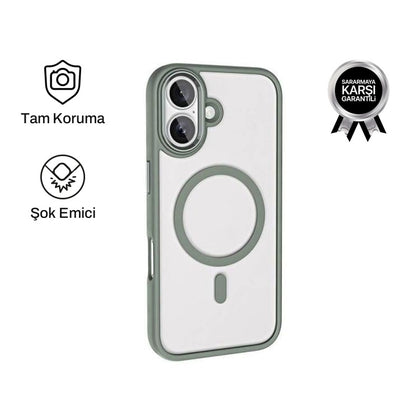 iPhone 16 ile Uyumlu Bold Telefon Kılıfı