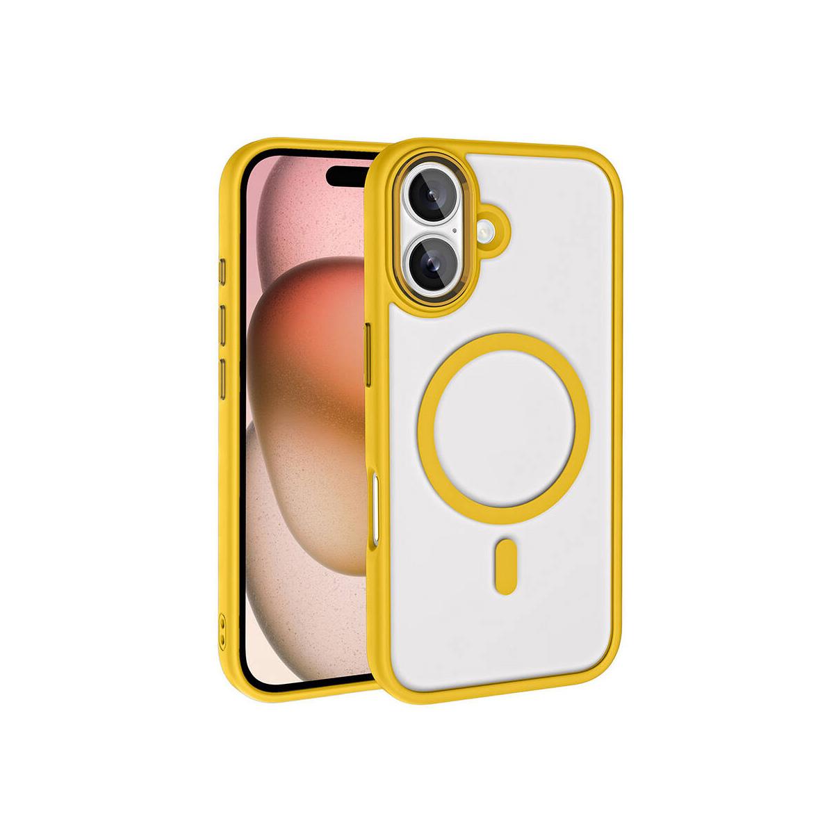 iPhone 16 Bold Telefon Kılıfı - Sarı | bastcase - Arka Yüzey Detayı