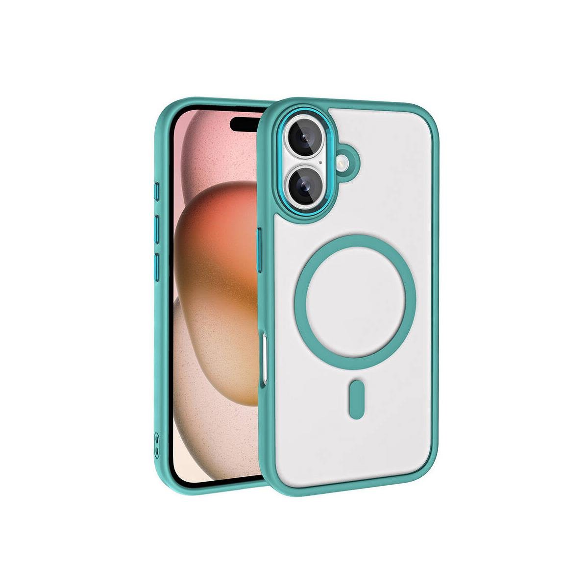 iPhone 16 Bold Telefon Kılıfı - Turkuaz | bastcase - Arka Yüzey Detayı