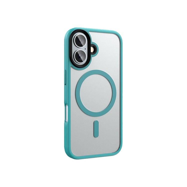 iPhone 16 Mat Bold Telefon Kılıfı - Deniz Mavisi | bastcase - Arka Yüzey Detayı
