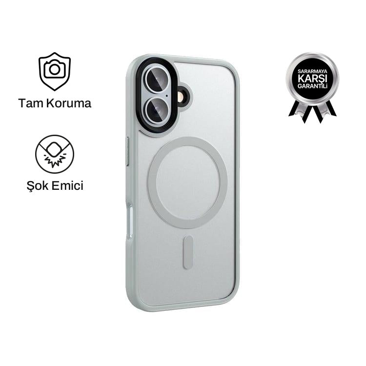 iPhone 16 ile Uyumlu Mat Bold Telefon Kılıfı | bastcase - ömür boyu sararmama garantili