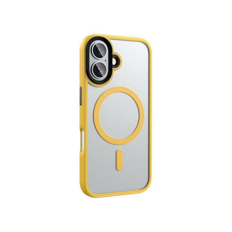iPhone 16 Mat Bold Telefon Kılıfı - Sarı | bastcase - Yan Profil İnceliği