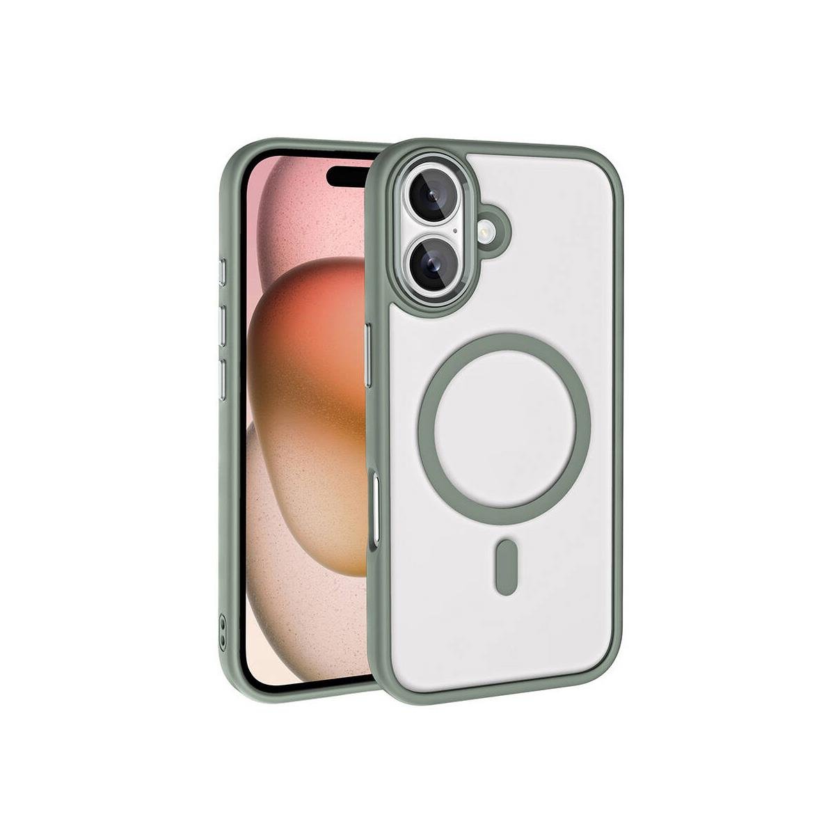 iPhone 16 Plus Bold Telefon Kılıfı - Buz Yeşil | bastcase - Arka Yüzey Detayı