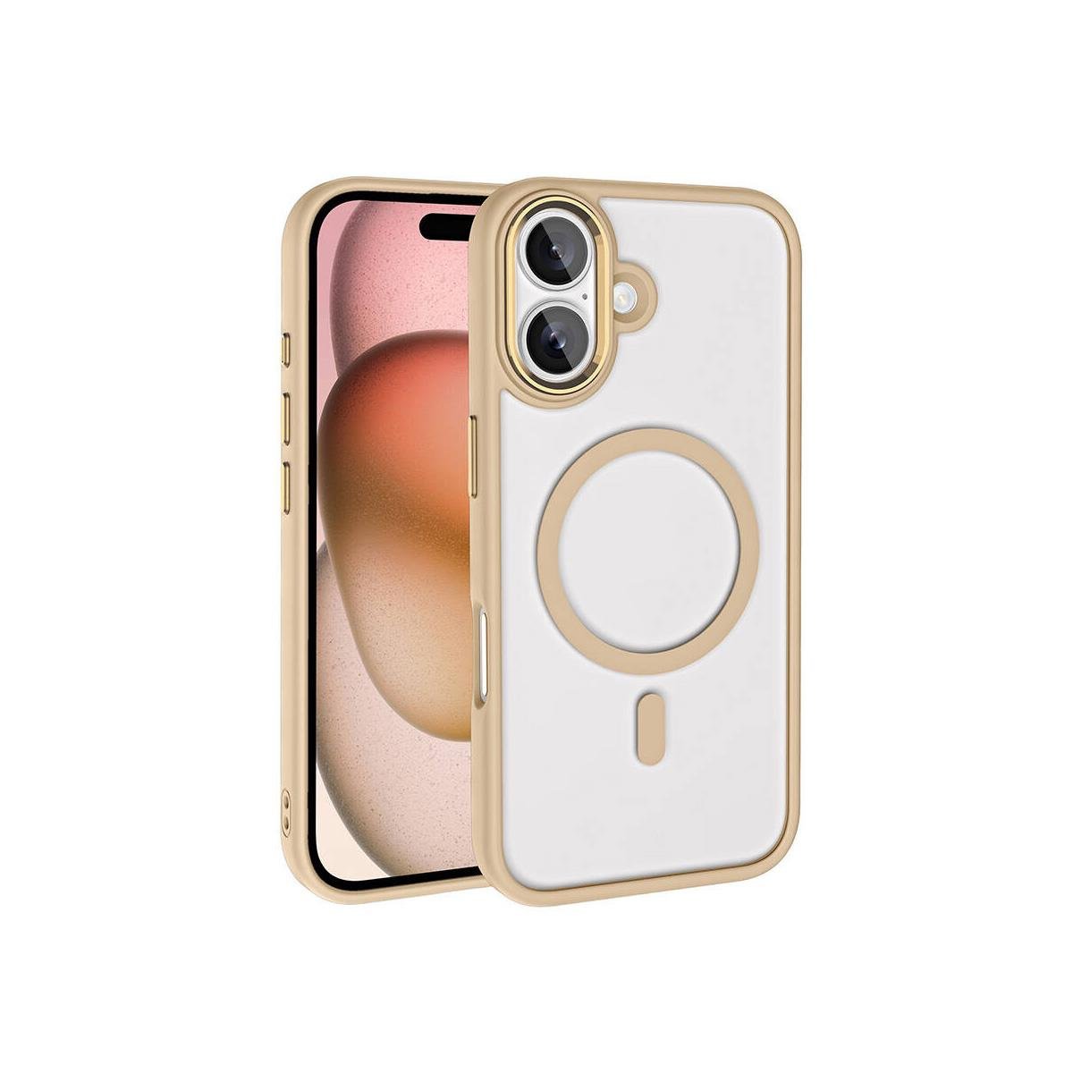 iPhone 16 Plus Bold Telefon Kılıfı - Çöl Titanyum | bastcase - Arka Yüzey Detayı
