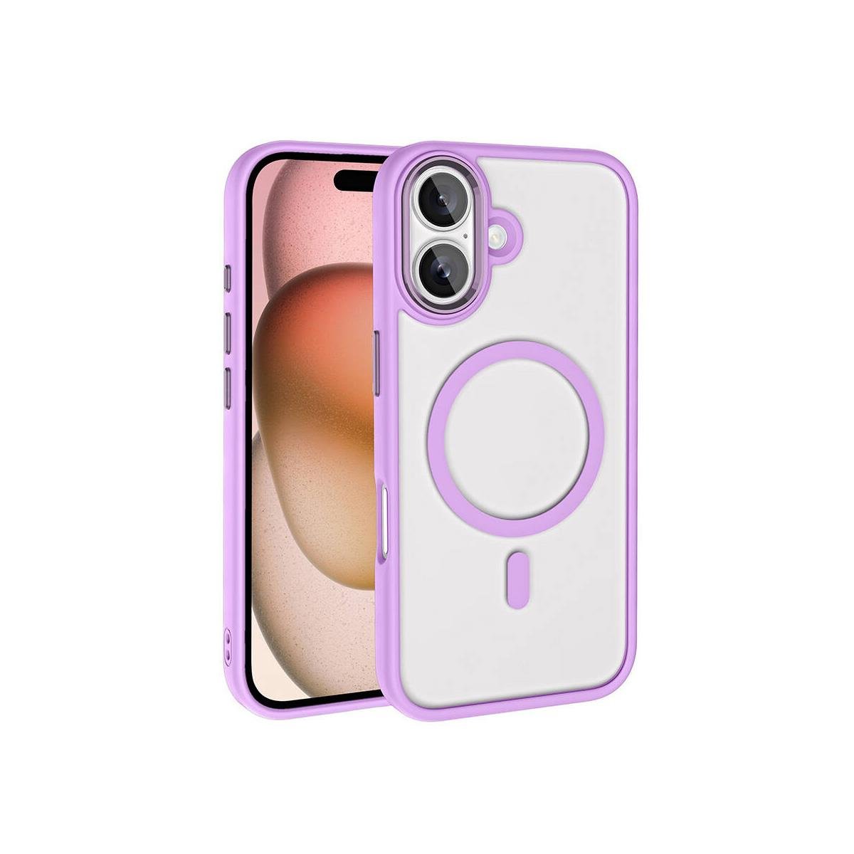 iPhone 16 Plus Bold Telefon Kılıfı - Japon Pembe | bastcase - Arka Yüzey Detayı